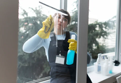 Nettoyage de vitres intérieures et extérieures à Fomperron